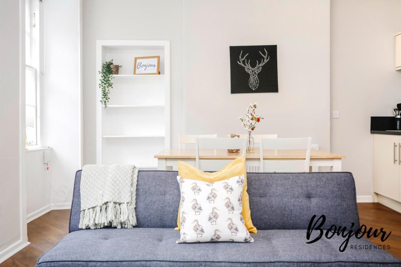 Bright New Town 2Br-1Ba, 1 Min To George St By Bonjour Residences Edinburgh Buitenkant foto