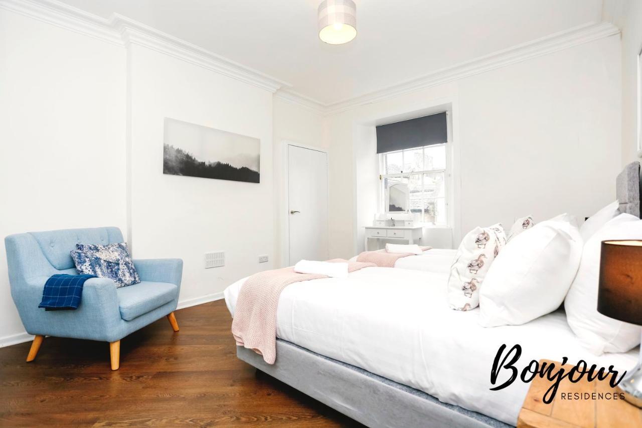 Bright New Town 2Br-1Ba, 1 Min To George St By Bonjour Residences Edinburgh Buitenkant foto